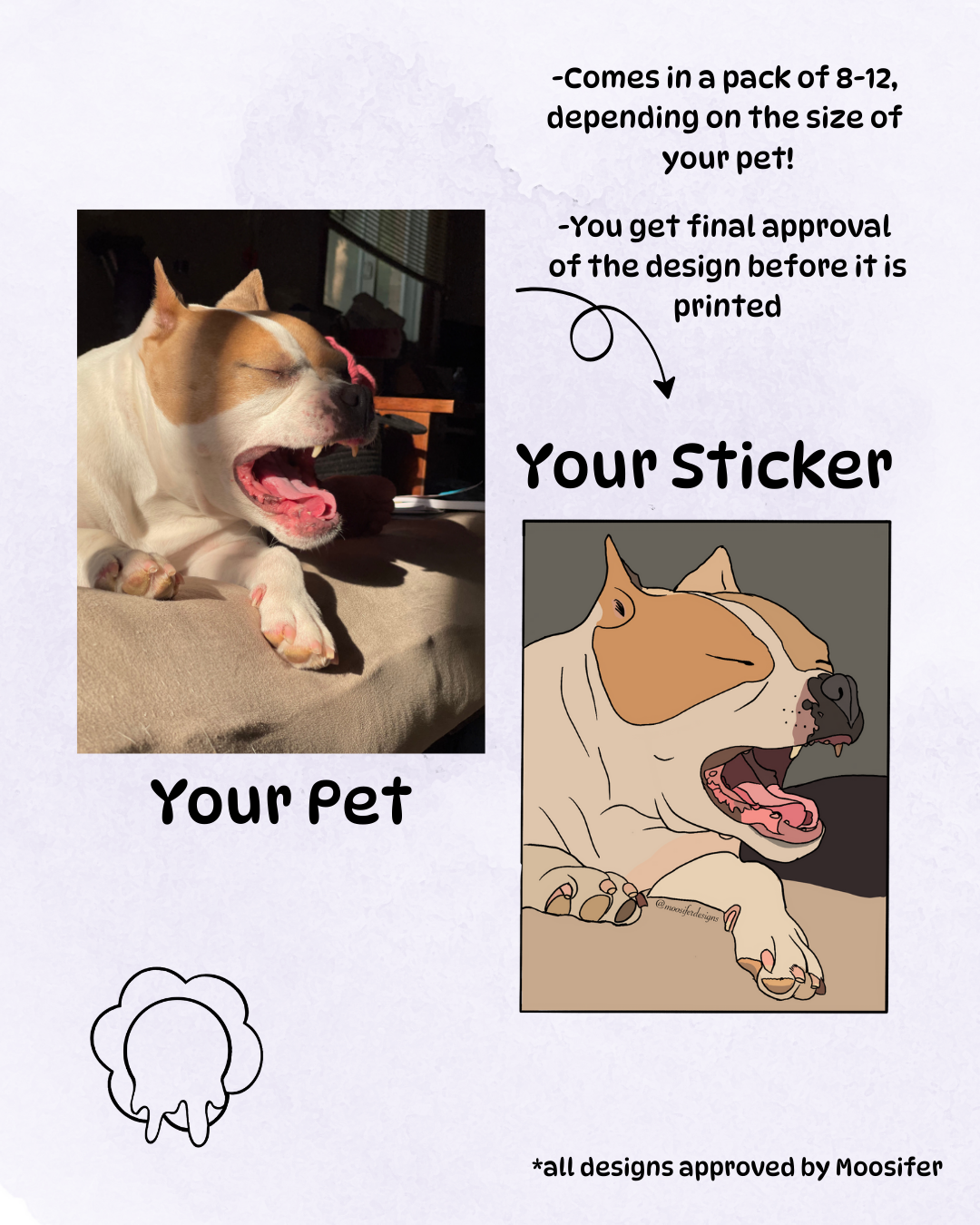 Custom Pet Sticker Packs