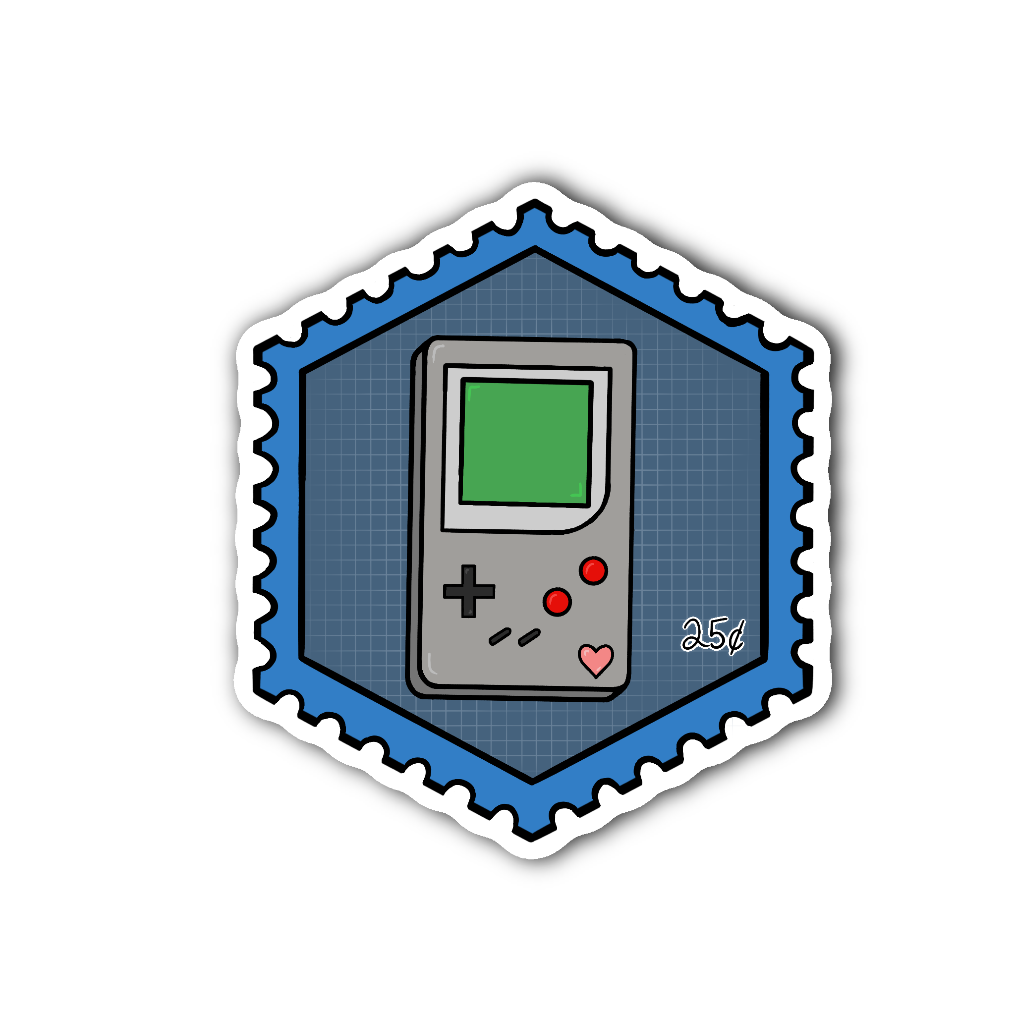 90s Gameboy - Glossy Vinyl Sticker