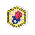 90s Ring Pop - Glossy Vinyl Sticker