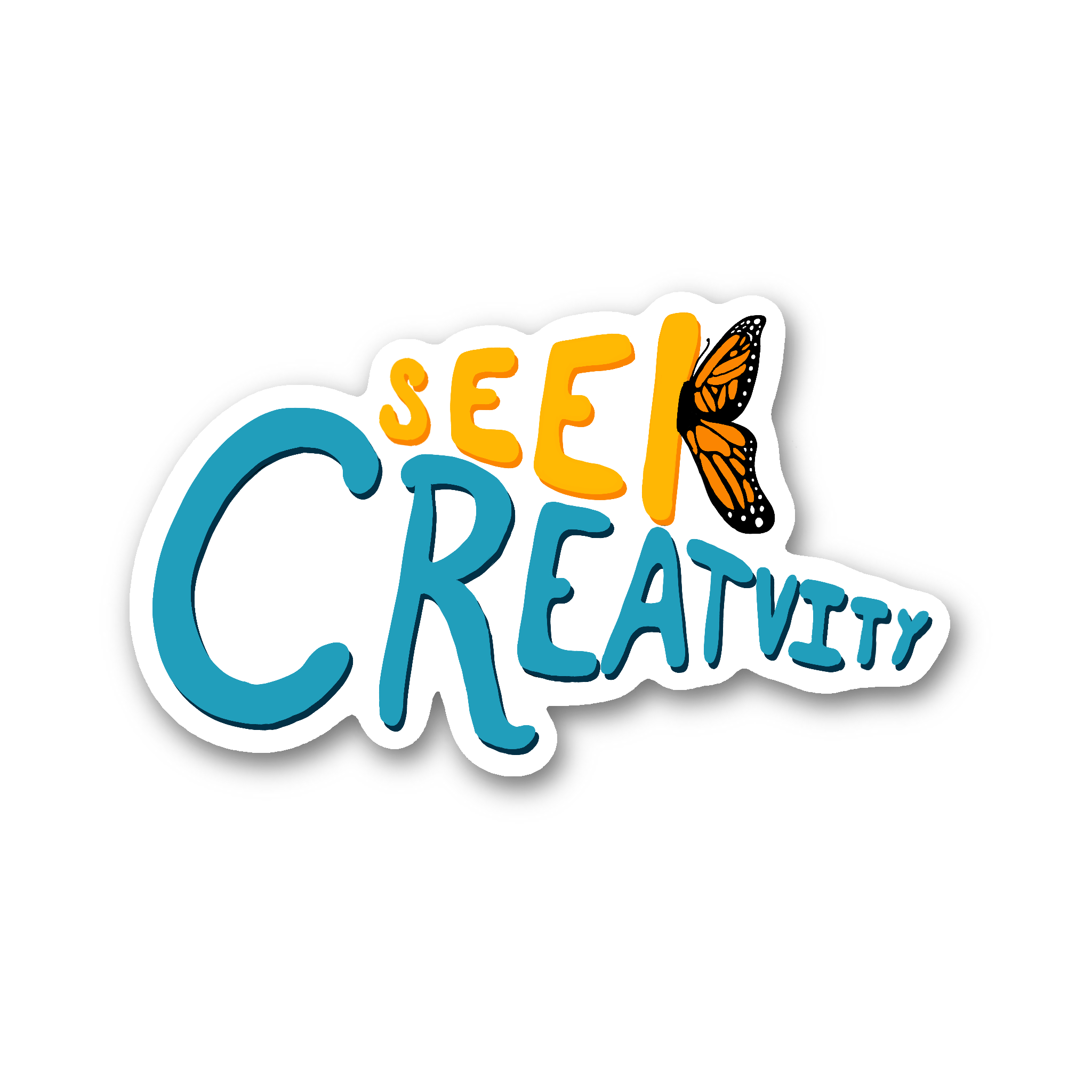 Seek Creativity - Glossy Vinyl Sticker