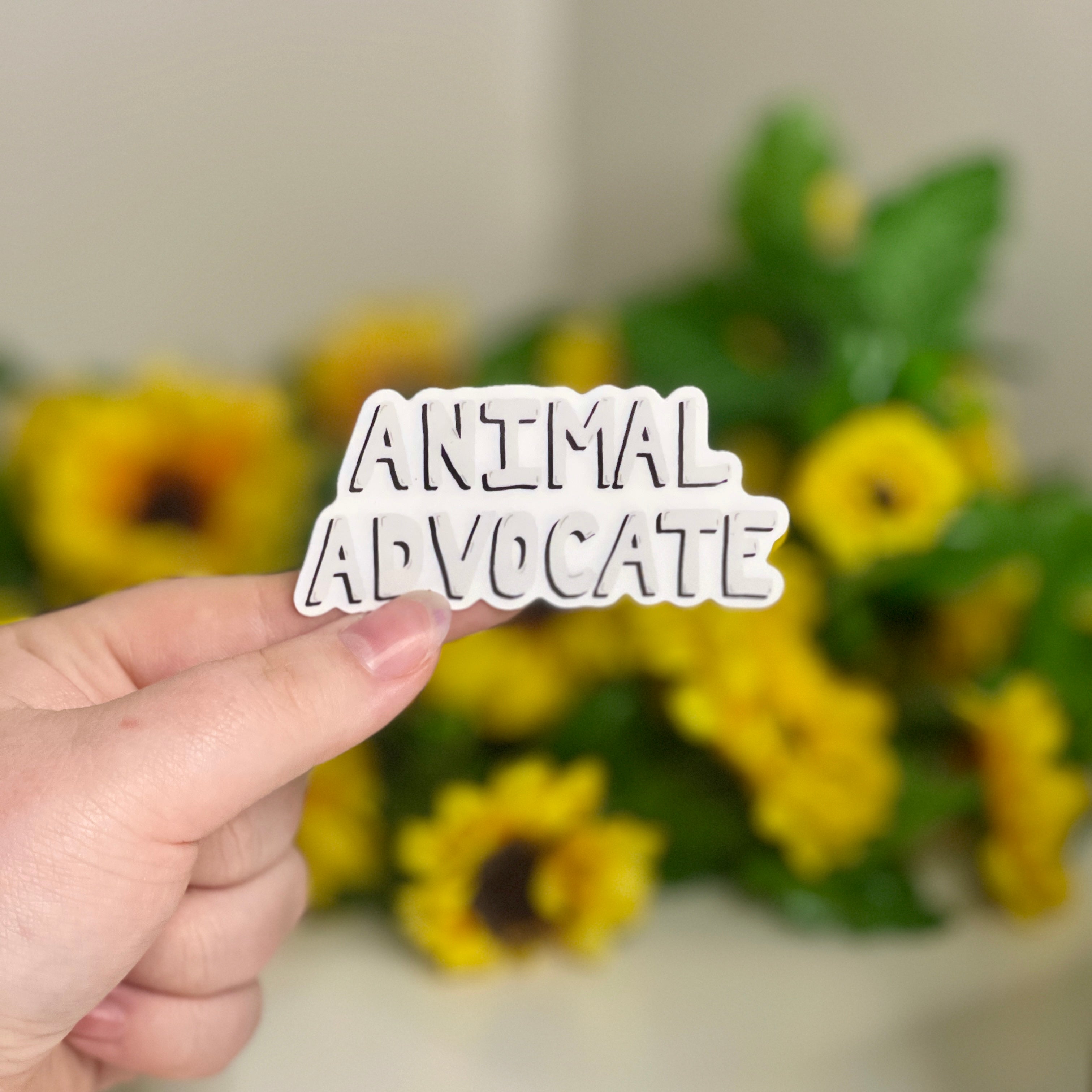 Animal Advocate - Glossy Vinyl Sticker