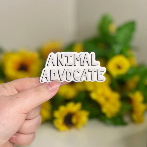 Animal Advocate - Glossy Vinyl Sticker
