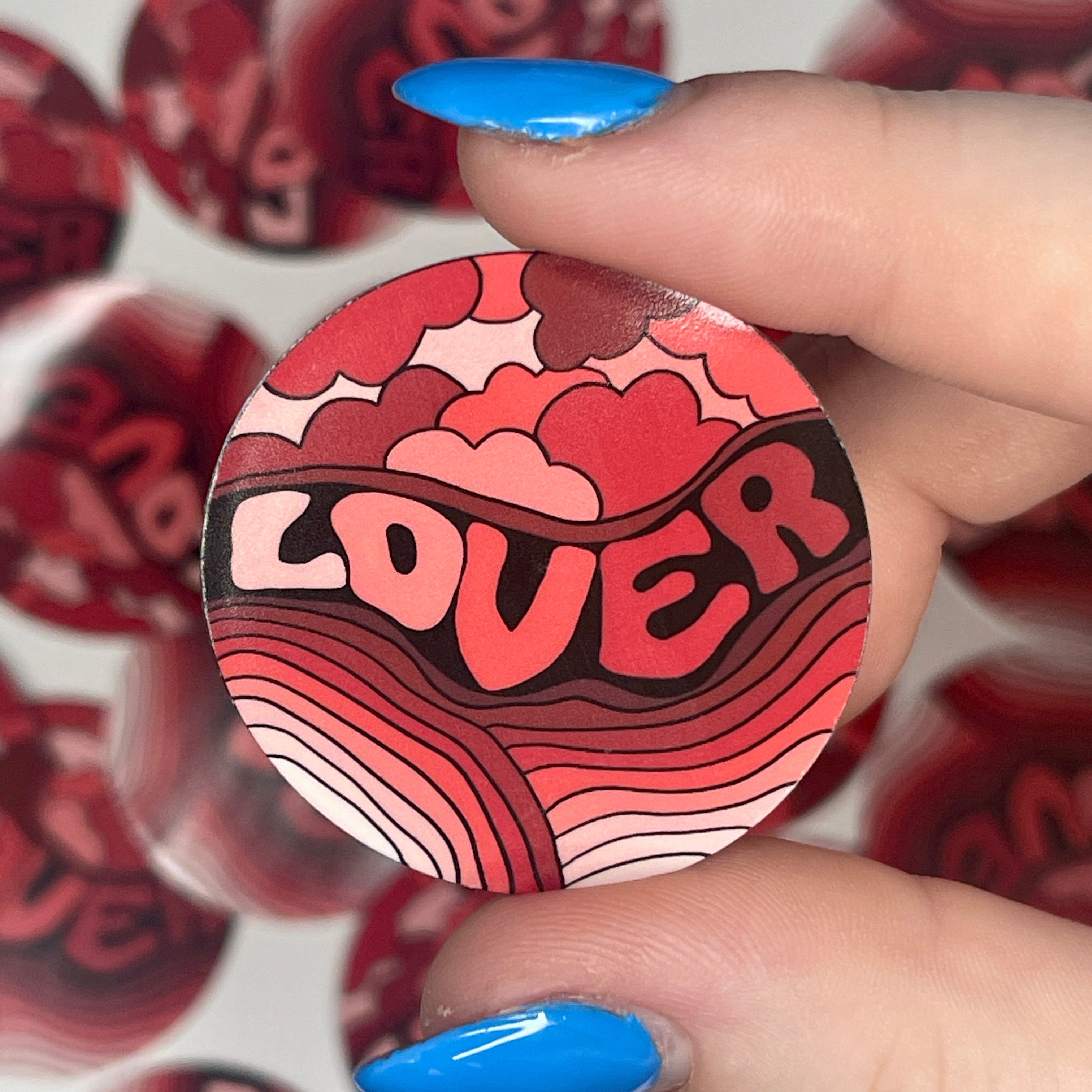Red Lover - Glossy Vinyl Sticker