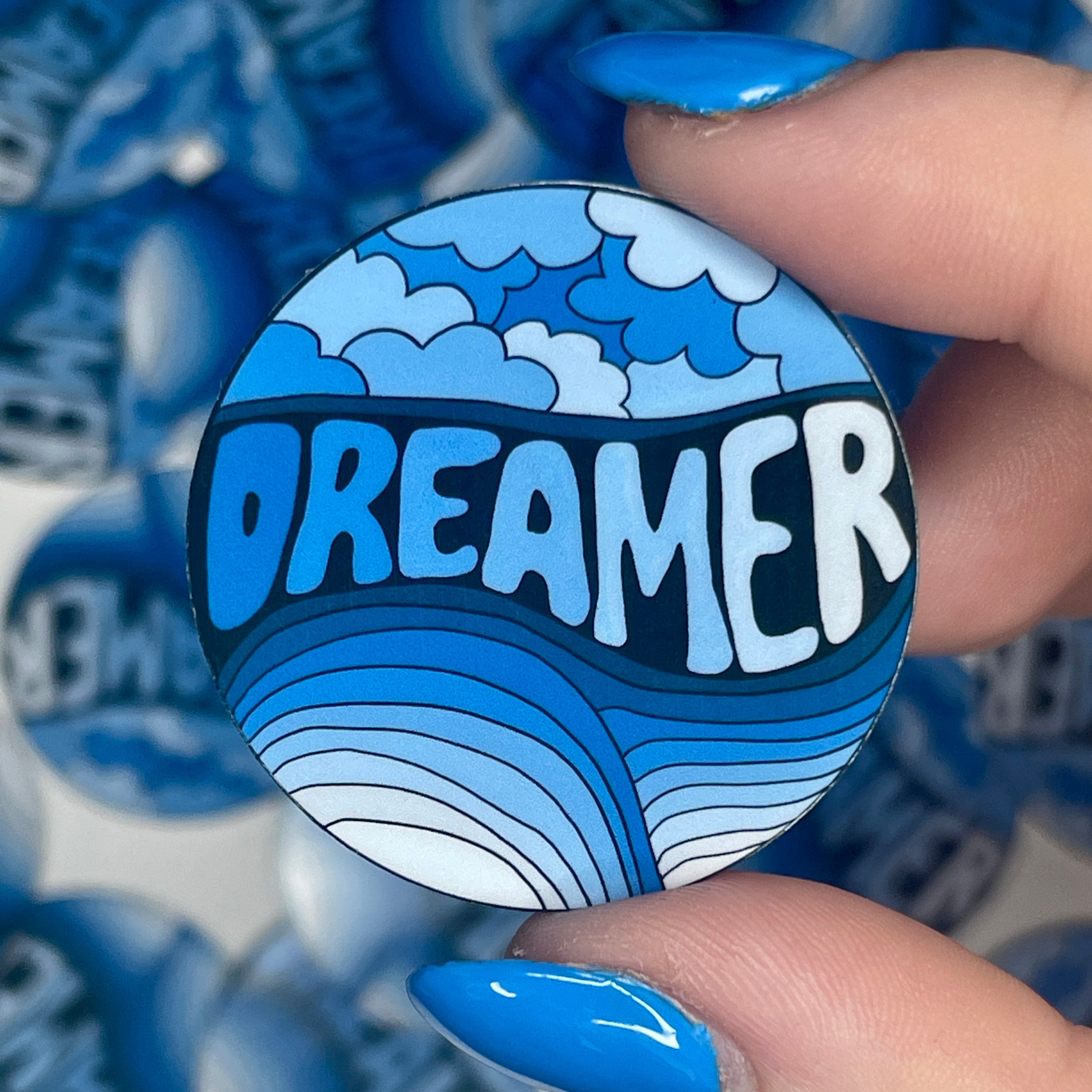 Blue Dreamer - Glossy Vinyl Sticker