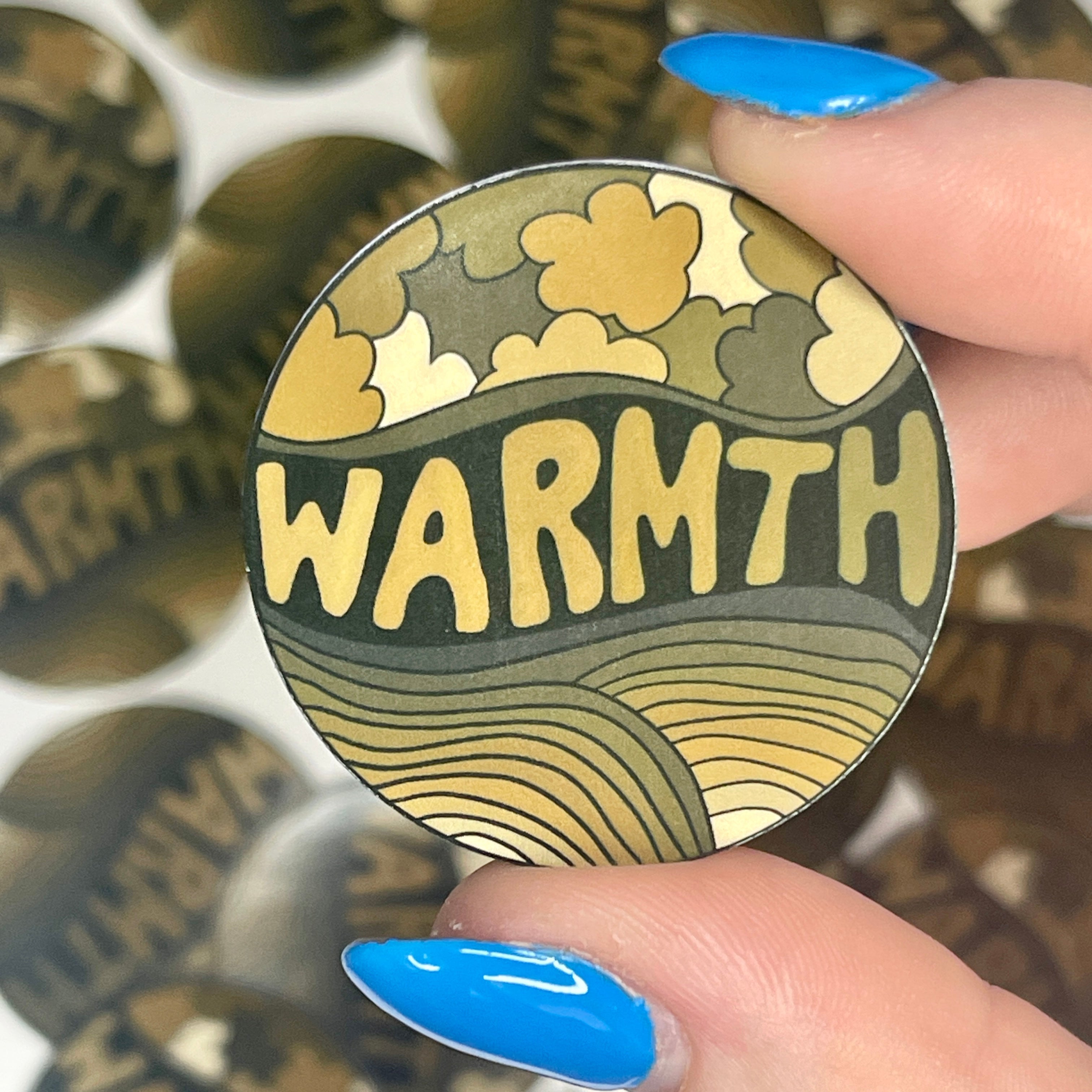 Brown Warmth - Glossy Vinyl Sticker