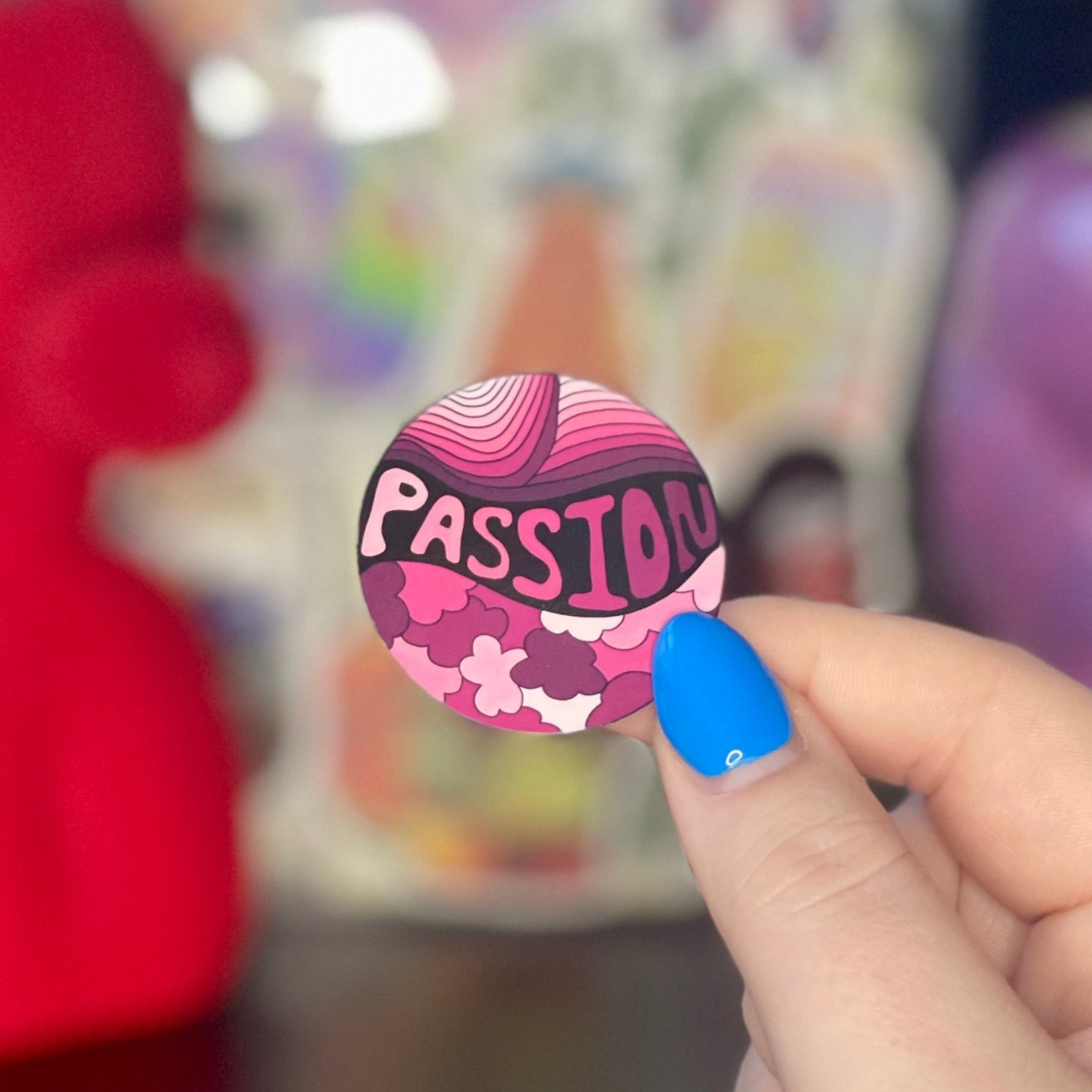 Pink Passion – Glossy Vinyl Sticker