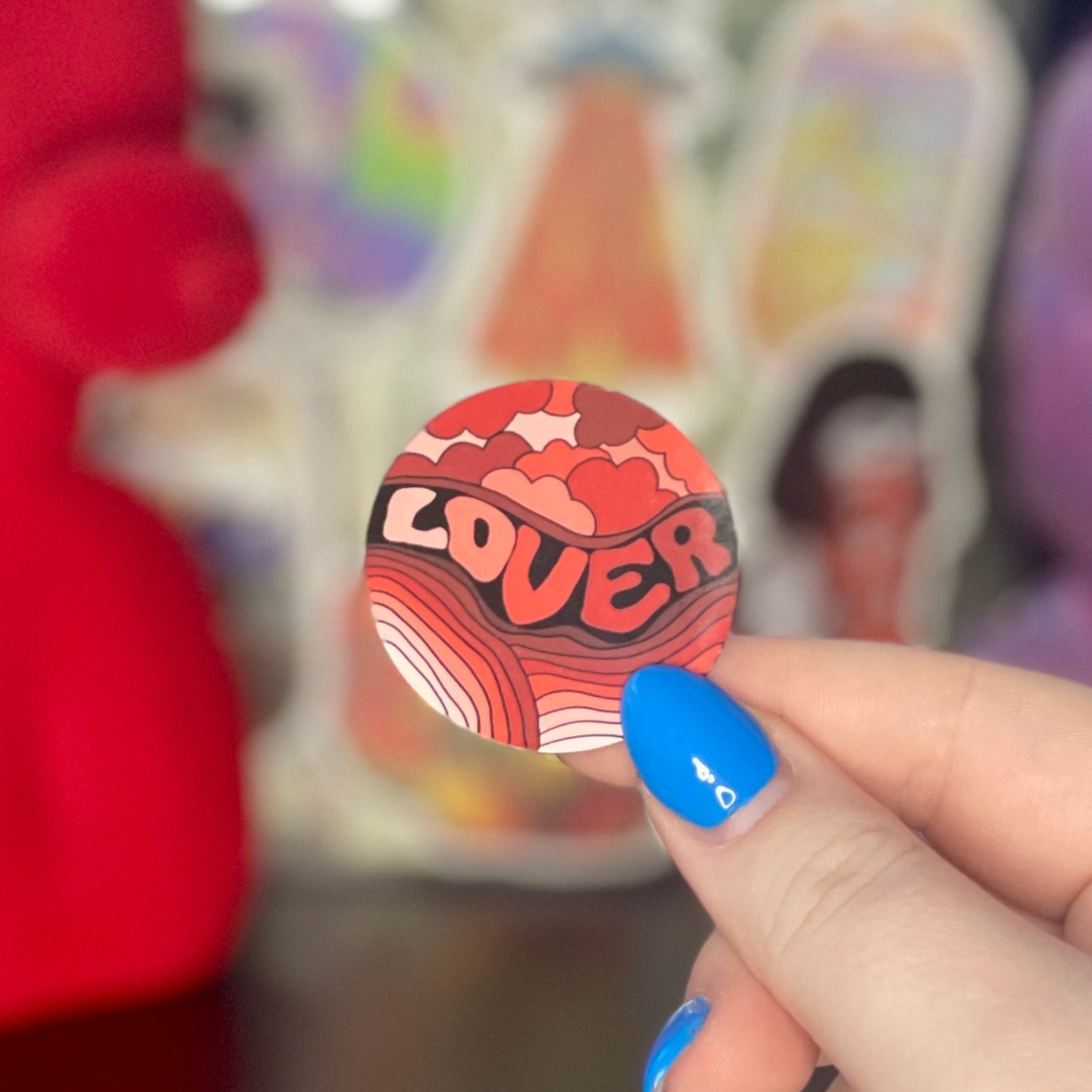 Red Lover - Glossy Vinyl Sticker