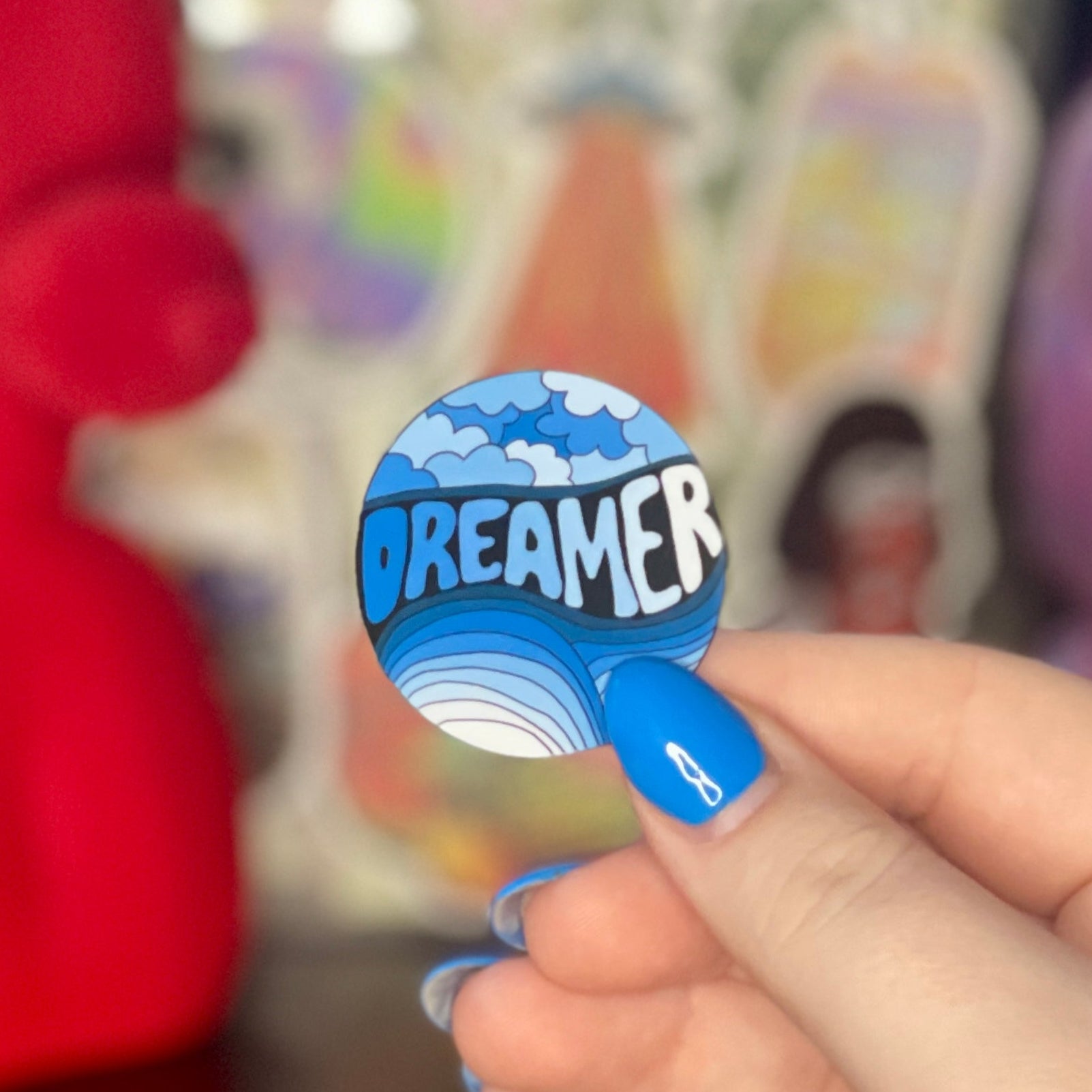 Blue Dreamer - Glossy Vinyl Sticker