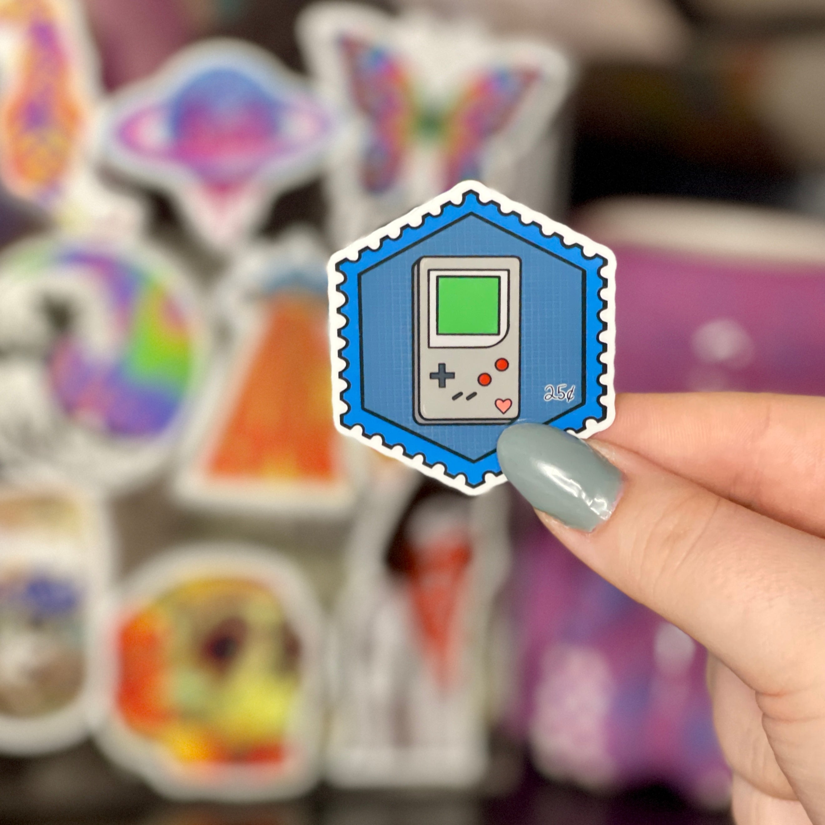 90s Gameboy - Glossy Vinyl Sticker