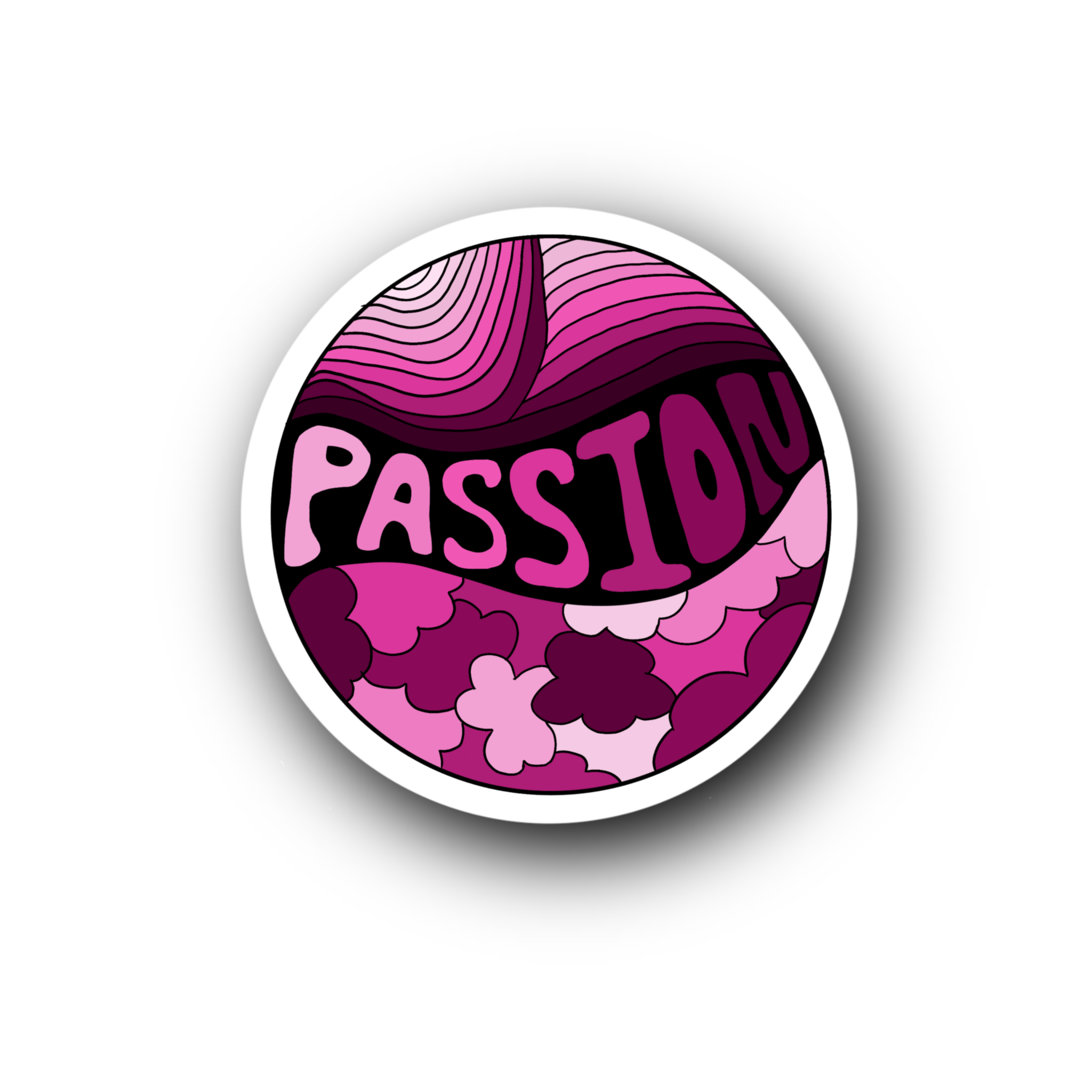 Pink Passion – Glossy Vinyl Sticker